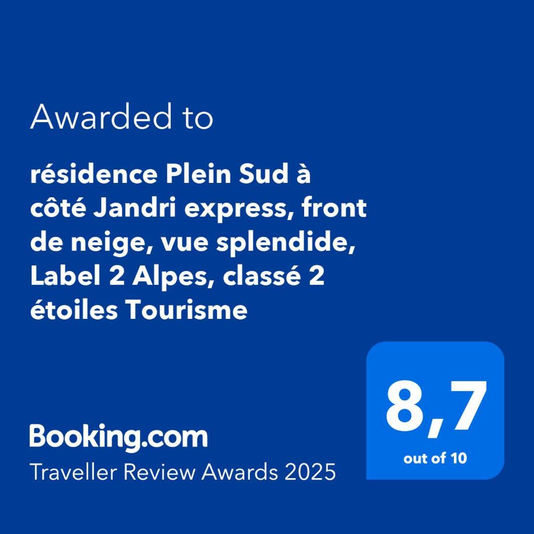 Résidence Plein Sud: Ski-in/Ski-out with Mountain Views Les Deux Alpes Exterior photo